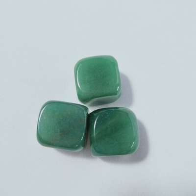 Ice cube shape gemstone green aventurine/rose quartz wiski stone fda approve keep wine nice and cool whisky stone