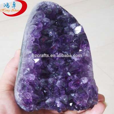 natural urguayan crystal cluster geode gifts/wholesale amethyst uruguay/Brazil